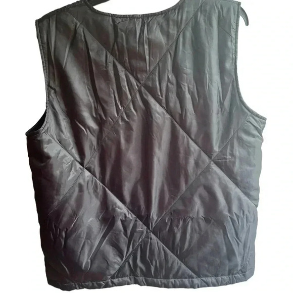 Socialite NWOT Womens Mae Medium Black Quilted Full Zip Lightweight Puffer Vest - Picture 3 of 6